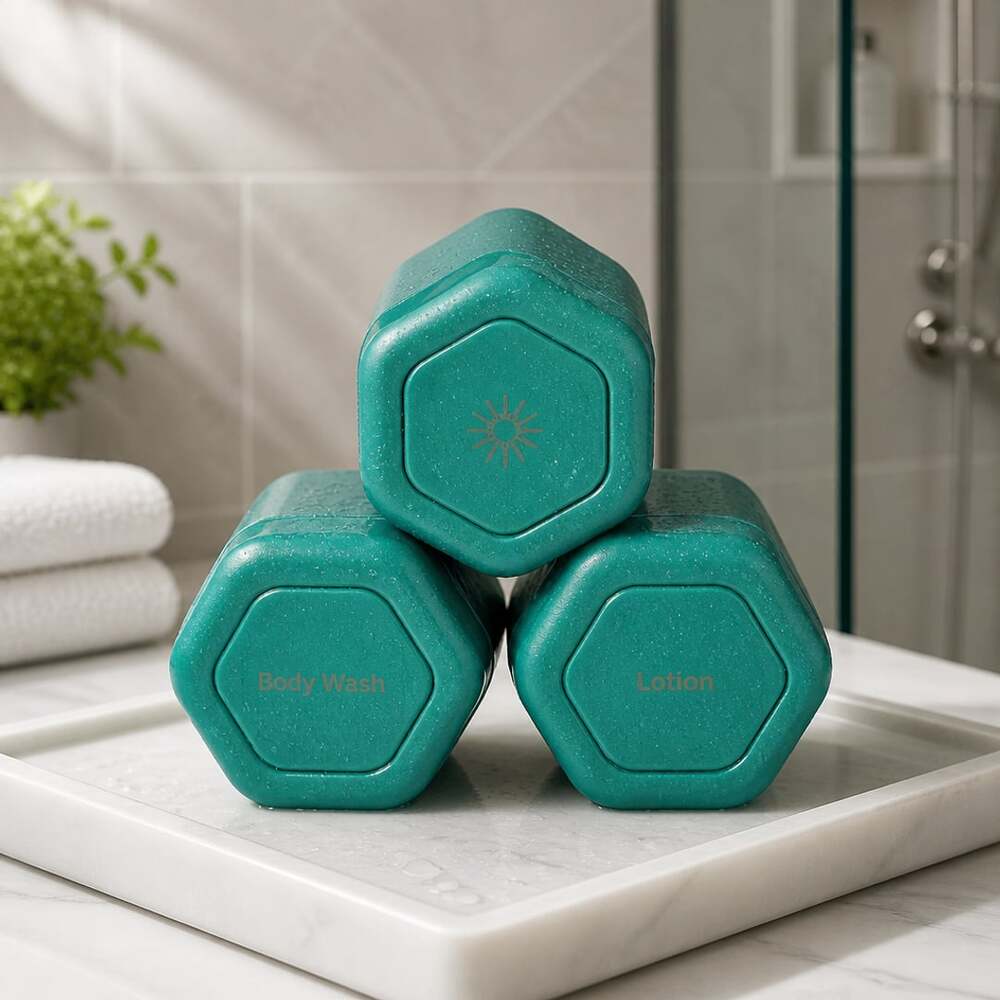 Magnetic Modular Travel Storage Capsules Set for Toiletries